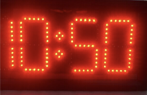 LED Time And Temperature Sign