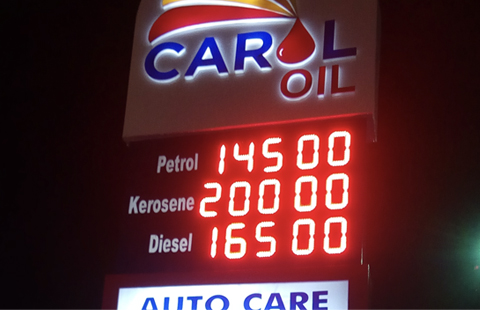 LED Gas Price Sign