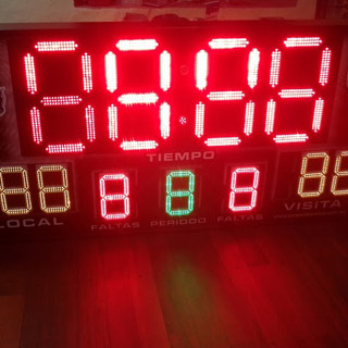 Electronic Rugby Scoreboard