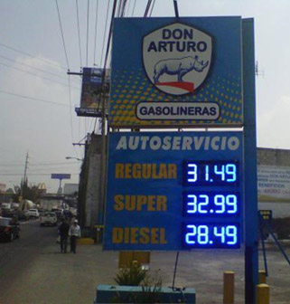 wholesale led gas price signs