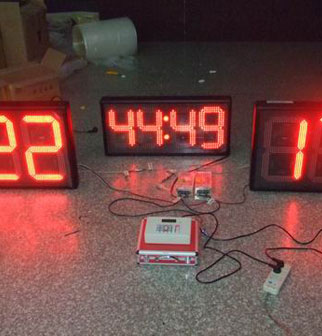 portable electronic outdoor scoreboard