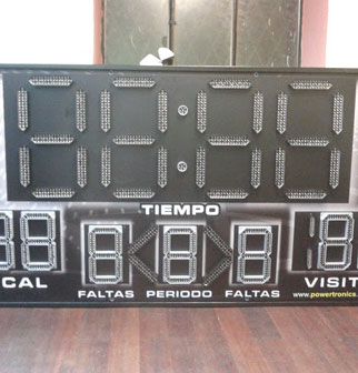 portable electronic cricket scoreboard