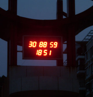 Electronic Rugby Scoreboard