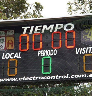 electronic scoreboard for football