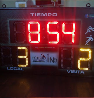 portable electronic scoreboard