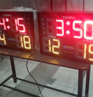 portable electronic cricket scoreboard