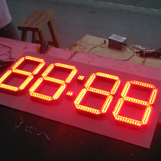 8 Inch LED Time Clock