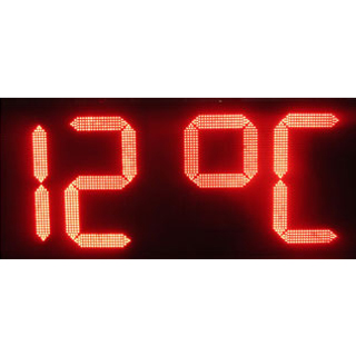 16 inch led temperature display