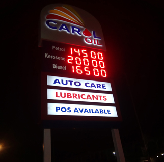The Benefits Of Putting Up LED Signs In Gas Stations