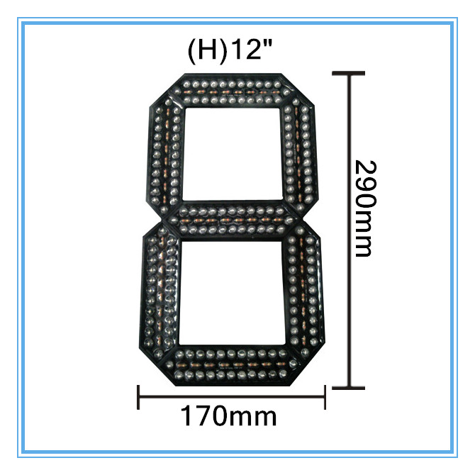 12 led gas price sign